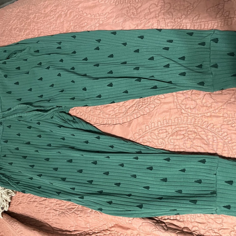 Kate Quinn Christmas tree joggers